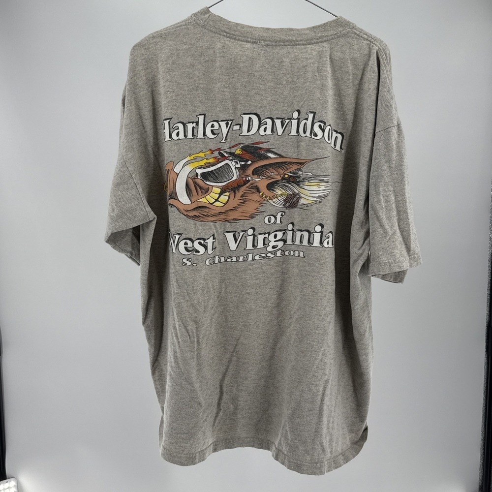 Vintage 2008 Harley-Davidson Motorcycles T-Shirt – XL West Virginia HOG Graphic